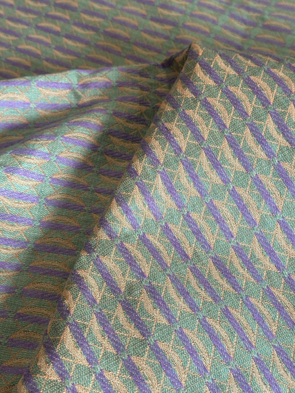 Upholstery Drapery Geometric Pattern Cotton 54" Fabric